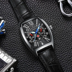 Cross-border Kingston brand watches men's fashion barrel-shaped watches luminous high-end quartz watches wholesale men's watches