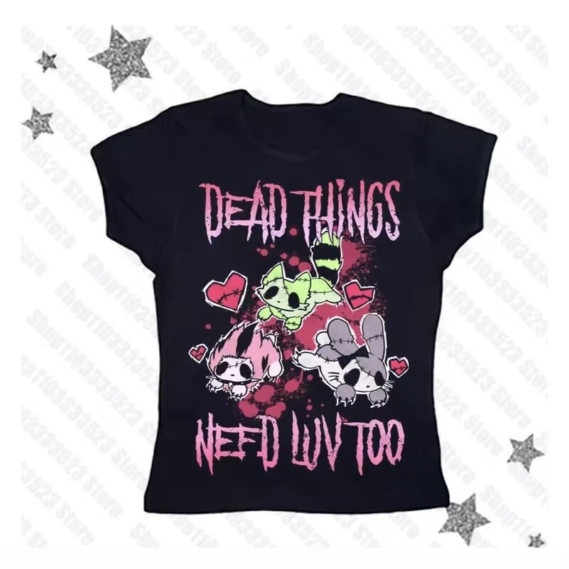 European and American Women's Clothing 2026 Summer New Round Neck T-Shirt Star Wars Print Slim Fit Cropped Street Style Skims European and American Women's Clothing 2026 Summer New Round Neck T-Shirt Star Wars Print Slim Fit Cropped Street Style Skims
