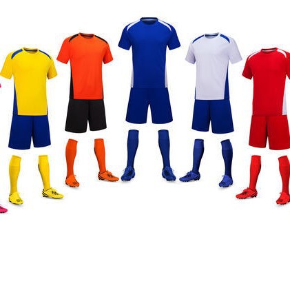 Suit de fútbol camiseta de hombre verano adulto niño juego de mangas cortas ropa de entrenamiento de secado rápido se puede imprimir bordado 6097