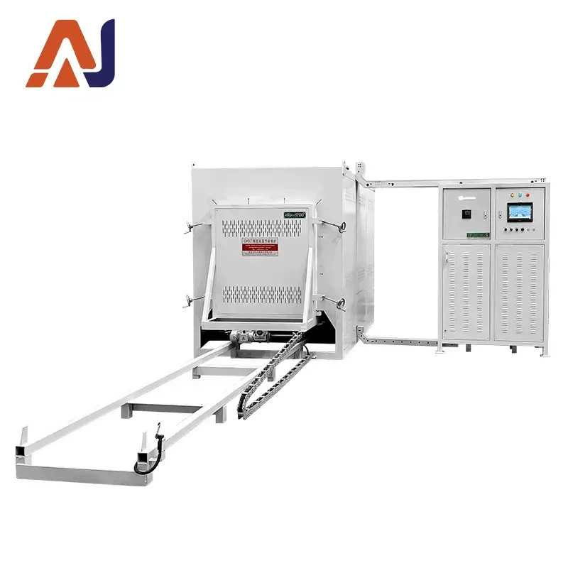 Промышленная печь, высокотемпературная прецизионная энергосберегающая печь на тележке, электрическое оборудование, электрическая печь 1700 градусов, нагревательная проволока, печь сопротивления