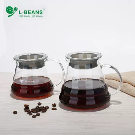 [L-BEANS облачный чайник, термостойкое стекло, набор для дома: кофейник для заваривания, чайник для напитков 600 мл]