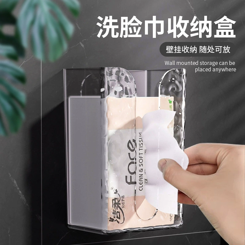 Коробка для салфеток настенная коробка для салфеток для лица хранение полотенец для лица Туалет Кухня перевернута коробка для салфеток светлая Роскошная прозрачная