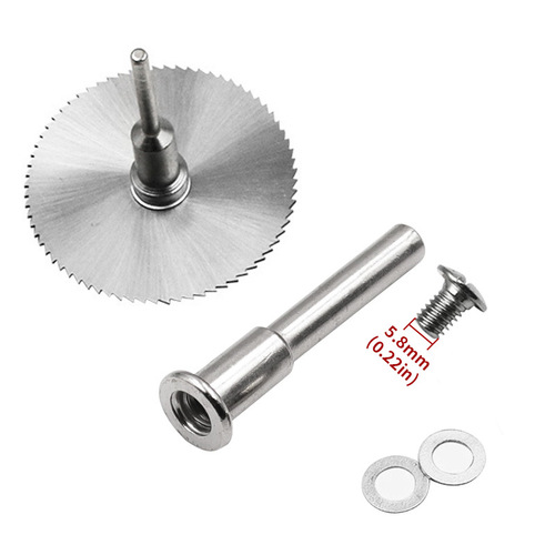 Electric grinding saw blade adapter high speed steel cutting blade high speed steel saw blade clamping rod 3.17/6mm saw blade rod wholesale