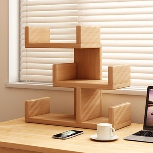 Bookshelf Desktop Storage Rack Simple Multi-Layer Desk Student Office Telescopic Storage Rack Dormitory Organization Rack