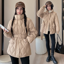 2025年冬装羽绒棉服收腰棉袄女短款新款外贸棉衣小个子显瘦外套厚