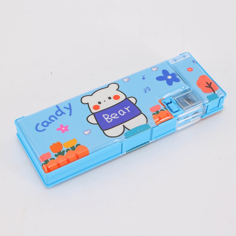 Espacio Astronauta papelería caja Escuela Primaria niños y niñas botón Oficina Almacén multi-función deformación lápiz caso tijeras