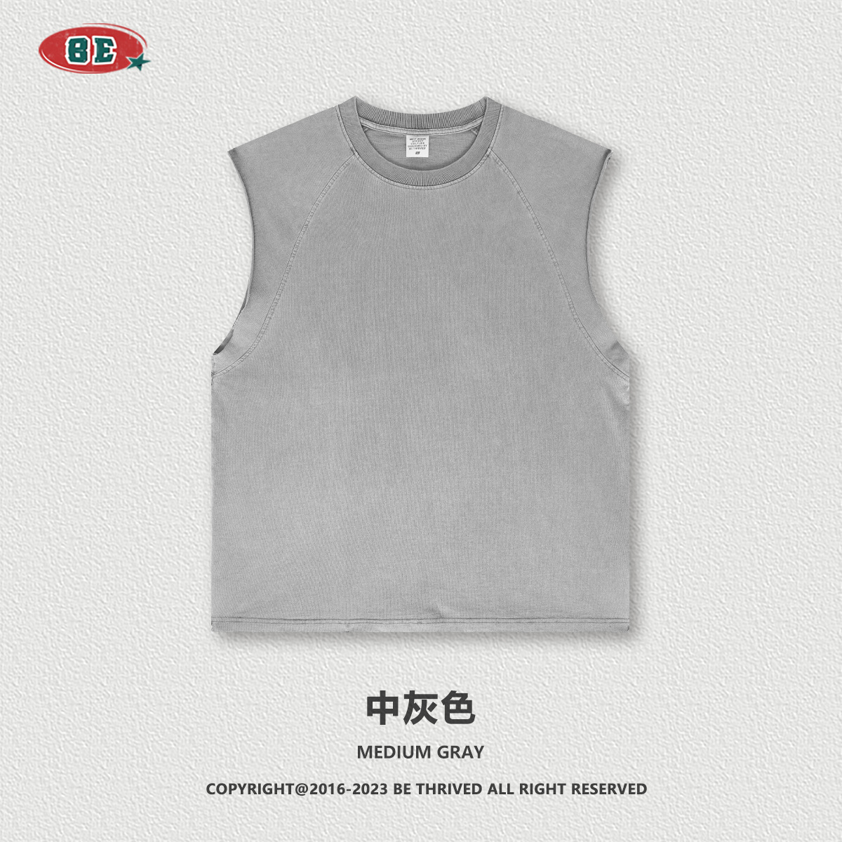 Chaleco Deportivo de Estilo Americano para Hombre, Primavera/Verano 2025, Chaleco sin Mangas con Diseño Desgastado y Estilo Urbano