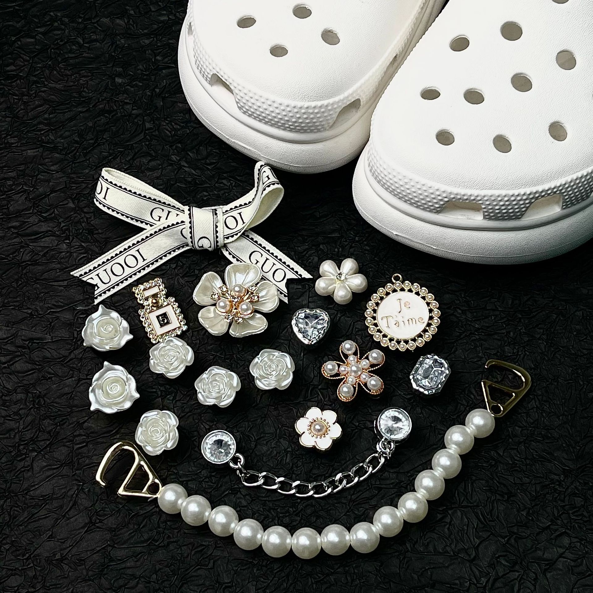 Janice ribbon set 17 pieces (buckle can be installed directly after receiving it)