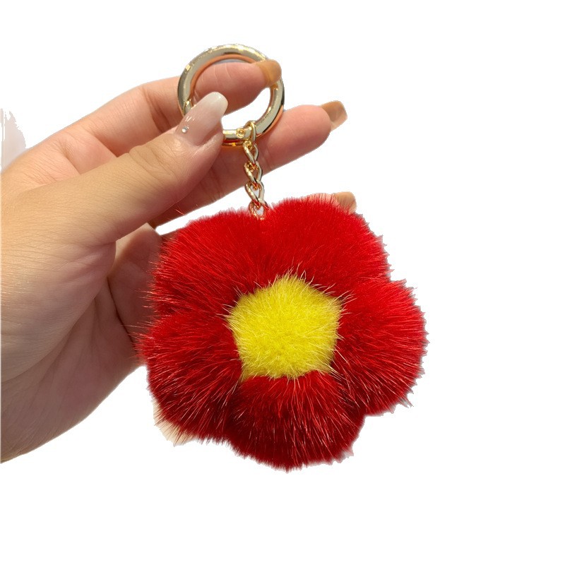Regalo para usted un pequeño llavero cártamo examen de graduación para enviar a los estudiantes final de semestre colgante de peluche bolsos colgante