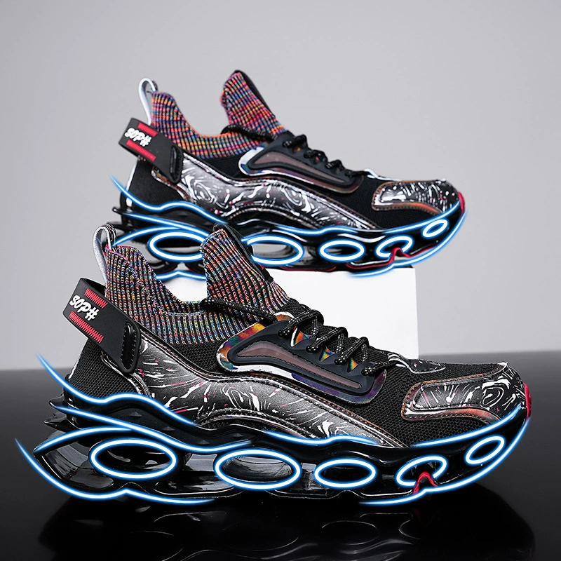 Мужская обувь летает, чтобы увеличить дышащую обувь