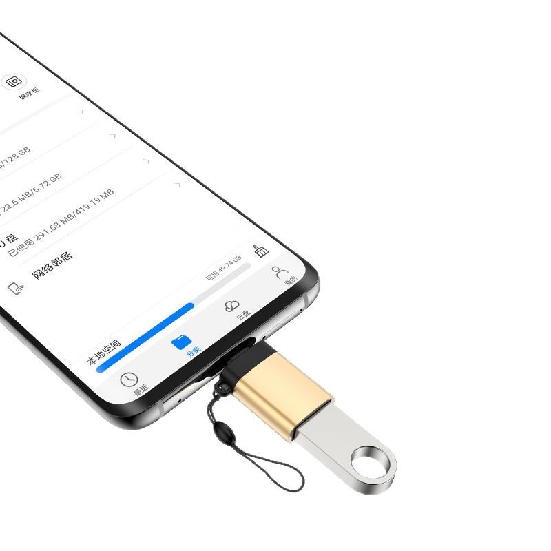 Venta al por mayor adaptador OTG USB3.0 hembra a micro teléfono móvil Android OTG convertidor conexión ratón teclado