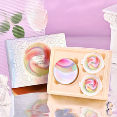 HIH Three-Color Light Contouring Cushion BB Cream Lightweight Breathable Concealer Fine Pores Smoothing Natural Water-Resistant