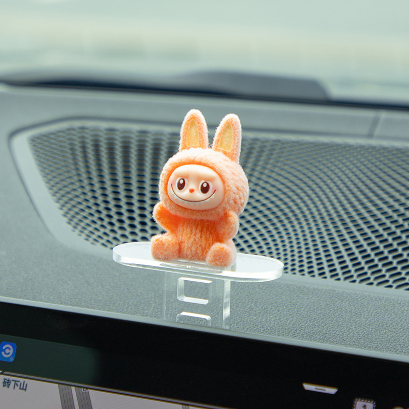 新しいラブブ車内スライド装飾品車のスクリーン装飾品ラブブ装飾品|undefined