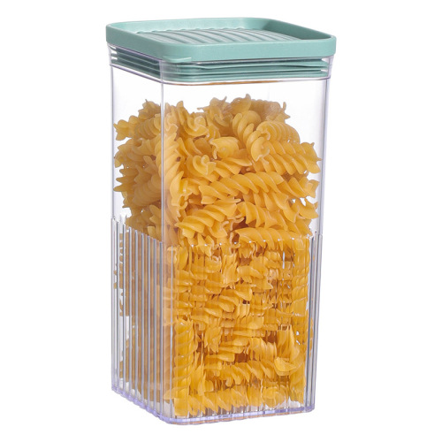 Kitchen refrigerator food sealed jar moisture-proof fresh-keeping storage jar square plastic storage jar grain sealed jar