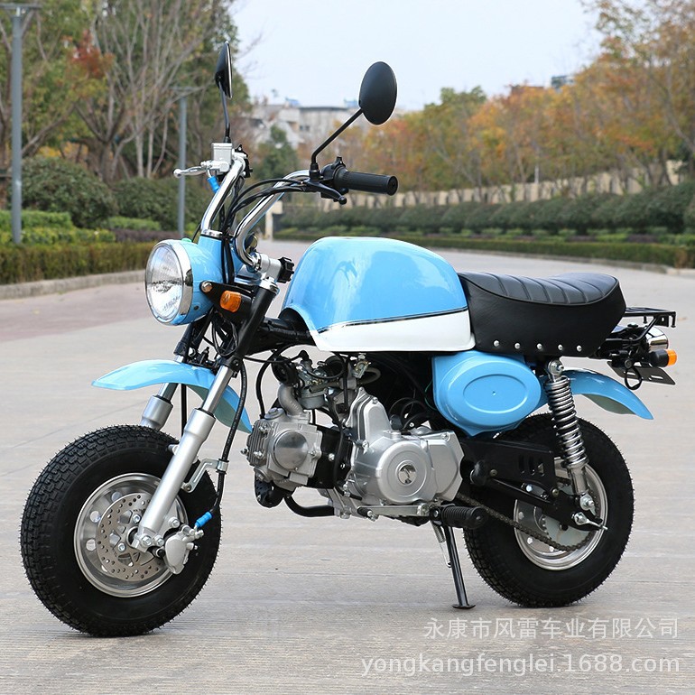 Minimoto Retro Tipo Mono de Hierro y Plástico con Arranque Eléctrico para Ciudad image 4