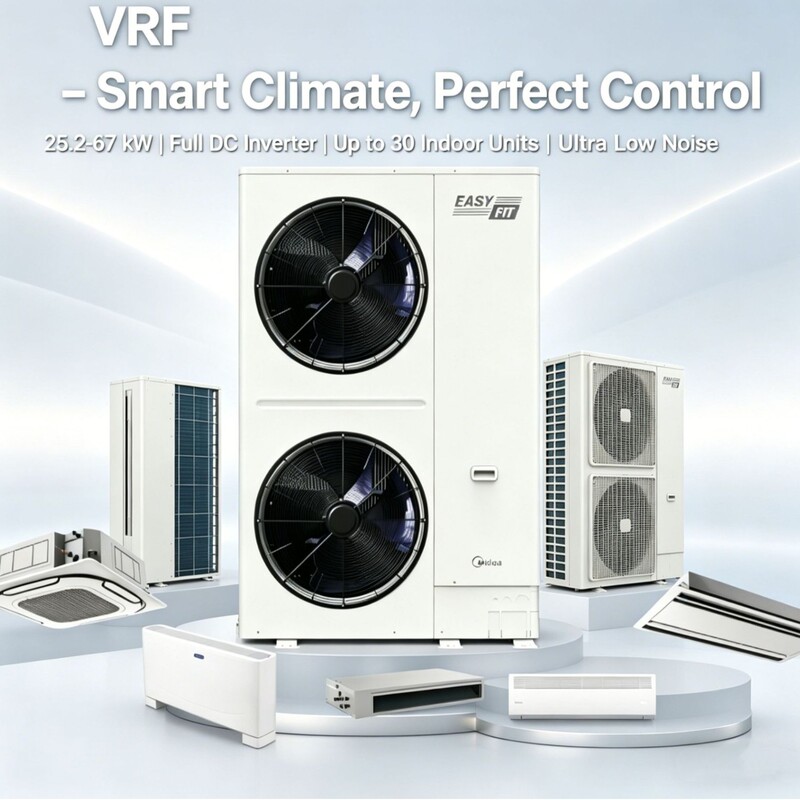 VRF system, cross-border foreign trade export, multi-split one-to-many, commercial DC variable frequency central air conditioning duct unit