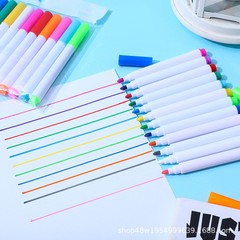 学生蛍光ペンメーカー卸売りオフィスカラーペン重点線水彩ペンLEDランプペン液体チョークペン