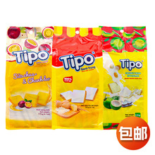 越南进口 Tipo面包干百香果椰子牛奶味酥脆饼干休闲食品小零食
