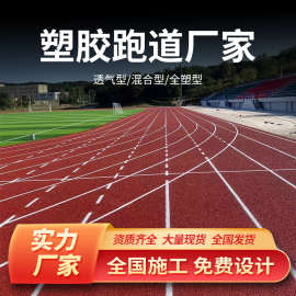 预制型塑胶跑道卷材包施新国标学校EPDM透气混合全塑型橡胶跑道