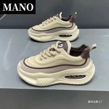 男鞋2025爆款时尚百搭老爹鞋青少年休闲鞋厚底内增高运动潮鞋男款
