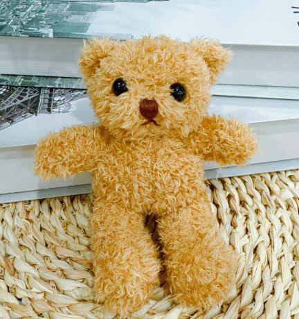 Teddy Bear Keychain Colgante Bolsa accesorios de ropa impresa LOGO vestido Teddy Teddy Doll juguetes de peluche
