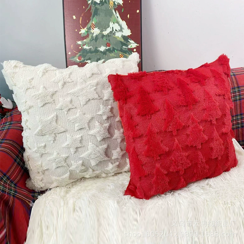 Трансграничная новая рождественская вечеринка стеганая плюшевая наволочка для гостиной диван подушка для американского фестиваля подушка оптом