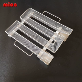 M形烟熏盘 方形木屑烟熏盒 冷烟发生器烟熏器 不锈钢烟熏网篮
