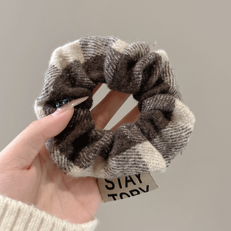 Estilo pastoral francés, diadema de intestino grueso, accesorios para el cabello dulce de alta calidad para mujer, cuerda para la cabeza, nueva cuerda para el cabello de todo fósforo, banda elástica alta