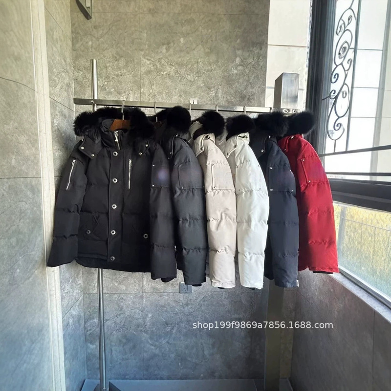 Scissors Hooded 06 Model Large Size Goose down Jacket Factory Mid-Length Coat with Real Fox Fur Collar Unisex Parka Scissors Hooded 06 Model Large Size Goose down Jacket Factory Mid-Length Coat with Real Fox Fur Collar Unisex Parka
