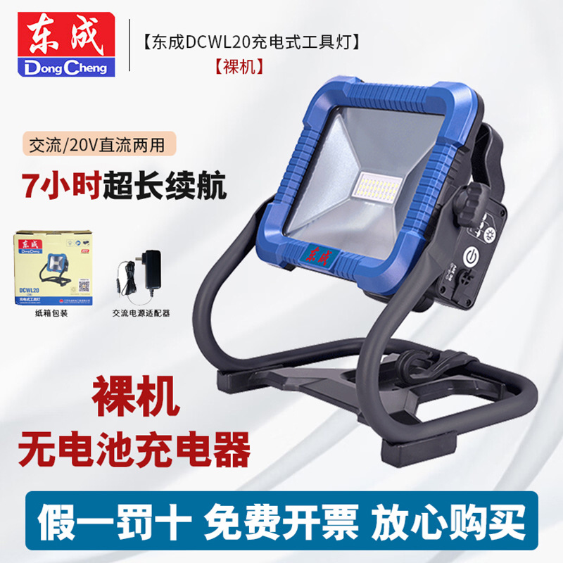 Dongcheng LED lámpara de carga de emergencia DCWL20 AC / DC dos usuarios fuera de la plaza iluminación doméstica