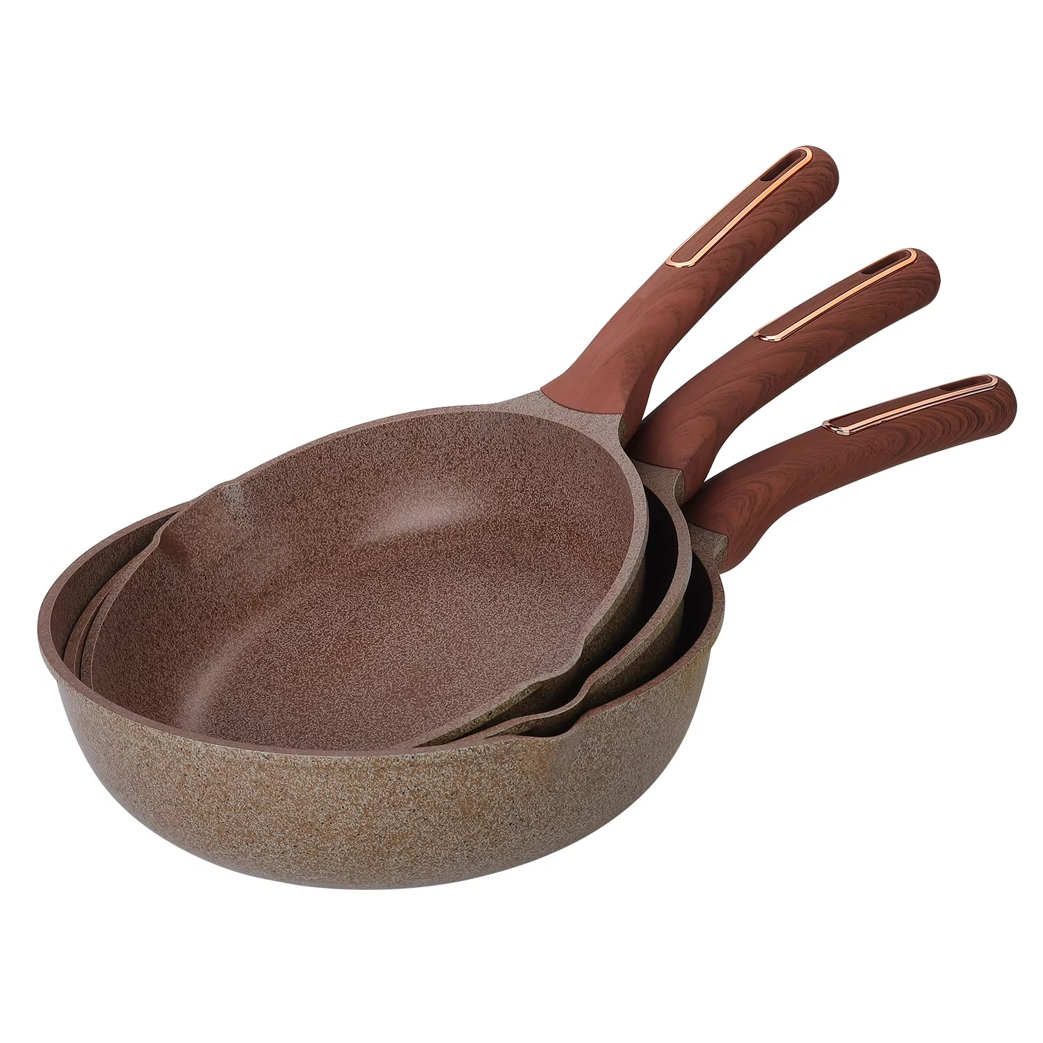 Belle 24cm 26cm 28cm pan de fritura pan antiadherente casero sopa de sopa de carne sopa de sopa de sopa de sopa de sopa
