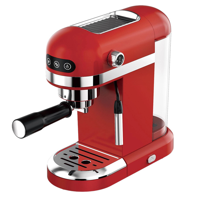 20bar bomba electromagnética botón táctil máquina de café italiano Microsoft tanque de agua 1350W italiano máquina de café de presión concentrada