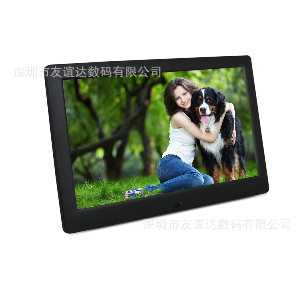亚马逊热卖10.1寸全视角数码相框 高清视频广告机 电子相册礼品