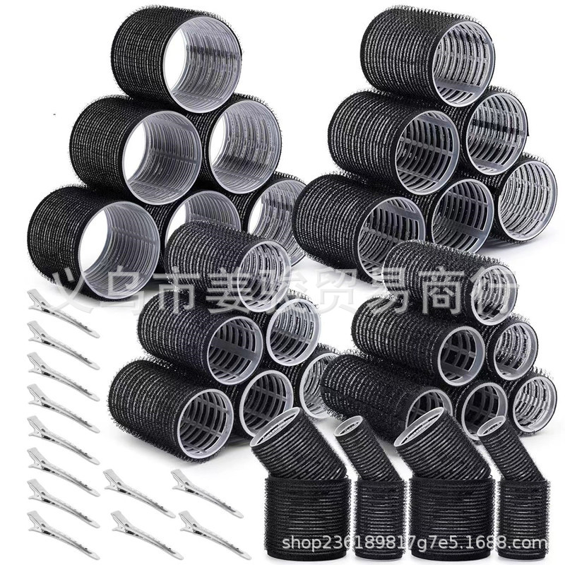 En stock suministro de Comercio Exterior Herramientas de peluquería multi-capa de plástico rizador de pelo rizador traje flequillos rizador de pelo