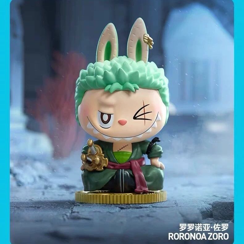 Bubble Mart THE MONSTERS LABUBU SAYING Série Caja ciega LABUBU One Piece juguetes hechos a mano