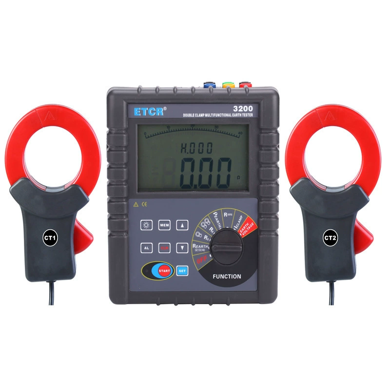 ETCR3200 Иридиевый тестер сопротивления заземления Taier 2, 3, 4 провода / Тестер сопротивления заземления
