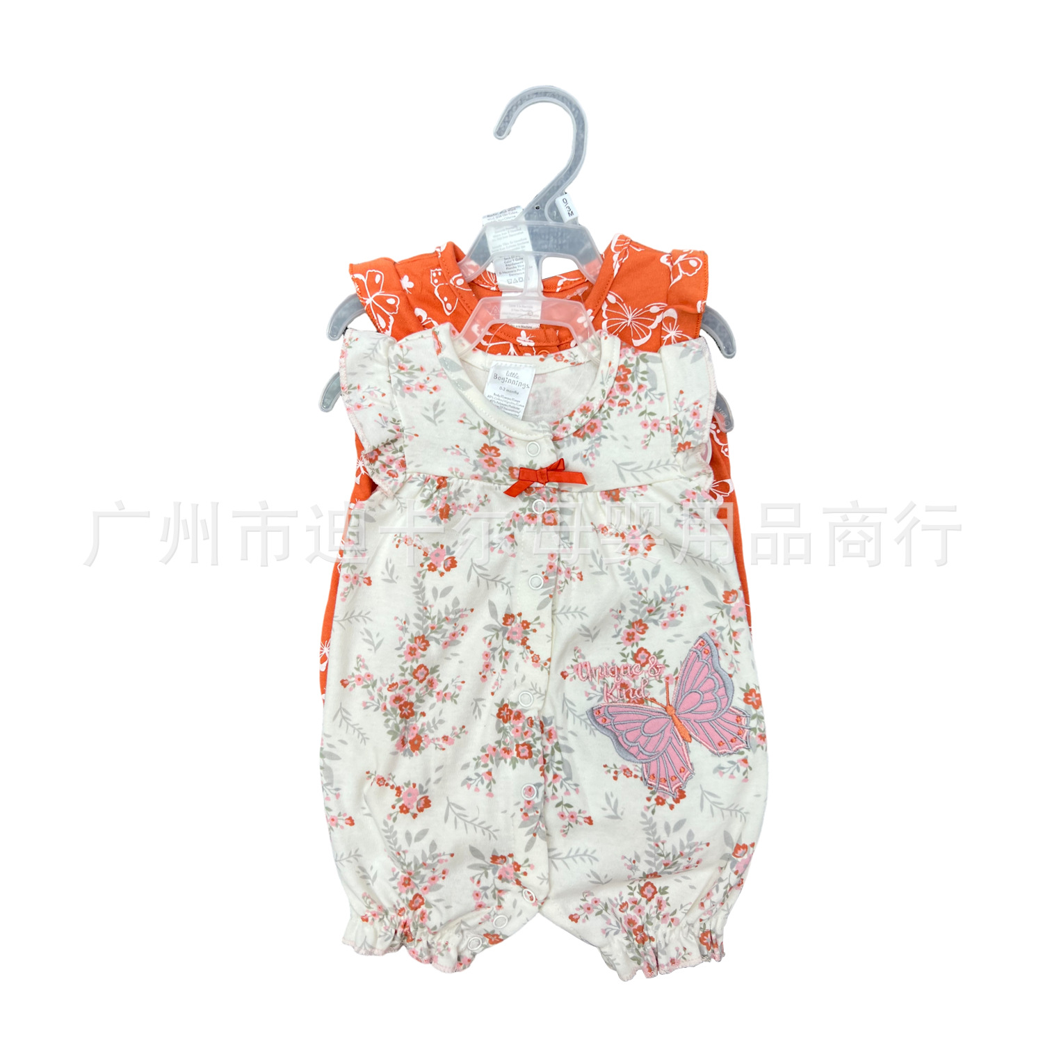 Ropa de Gateo para Bebés de 0 a 1 Año, Estilo Boxeador, Conjunto de 2 Piezas, Mameluco de Manga Corta, 2 Piezas, Venta al por Mayor para Comercio Exterior