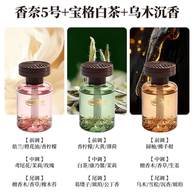 Removal, Long-Lasting High-End Perfume – Car Perfume Aromatherapy - chanel-no-5-space-white-tea-oud-agarwood-shoot-one-shot-three