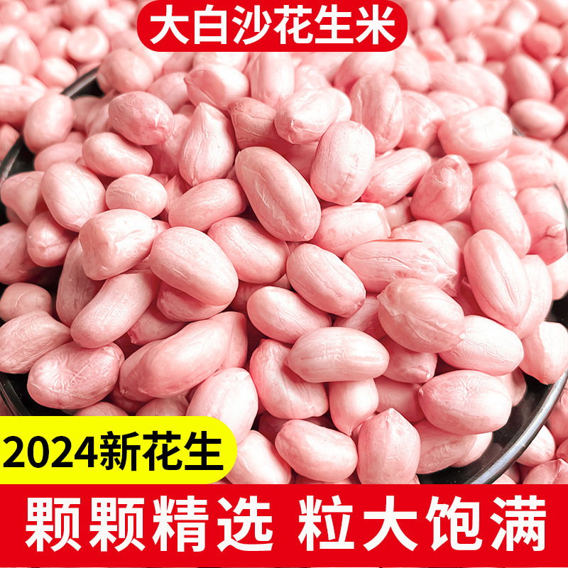 生花生米商用批发价白沙红皮花生米生本地高产花生种籽子油炸水煮|undefined