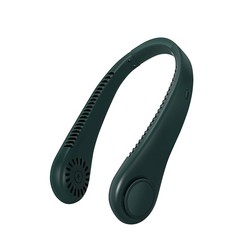 Neck-mounted fan lazy portable long-lasting USB charging bladeless high endurance silent handheld small fan