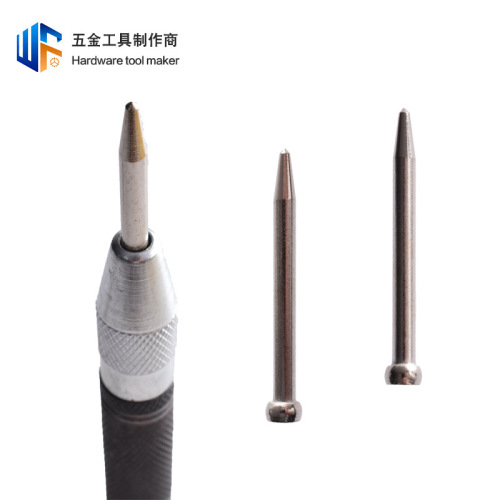 Automatic spring positioning dot punch new striker type escape window breaker telescopic sample punch 130mm center punch