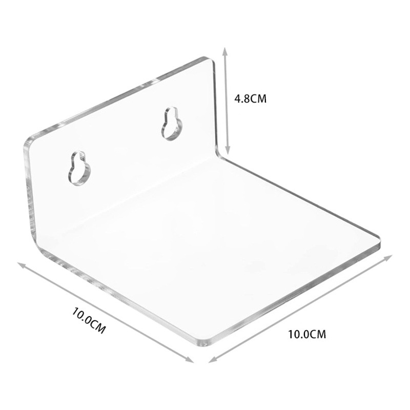 Estante de almacenamiento transparente de acrílico sin perforaciones, estante de almacenamiento de decoración Xinquan, estante de exhibición de cámara de planta verde