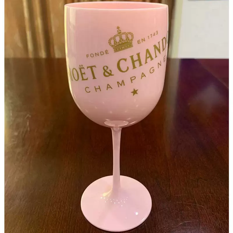 源头工厂塑料高脚杯塑料香槟杯16oz塑料红酒杯PP食品级塑胶高脚杯