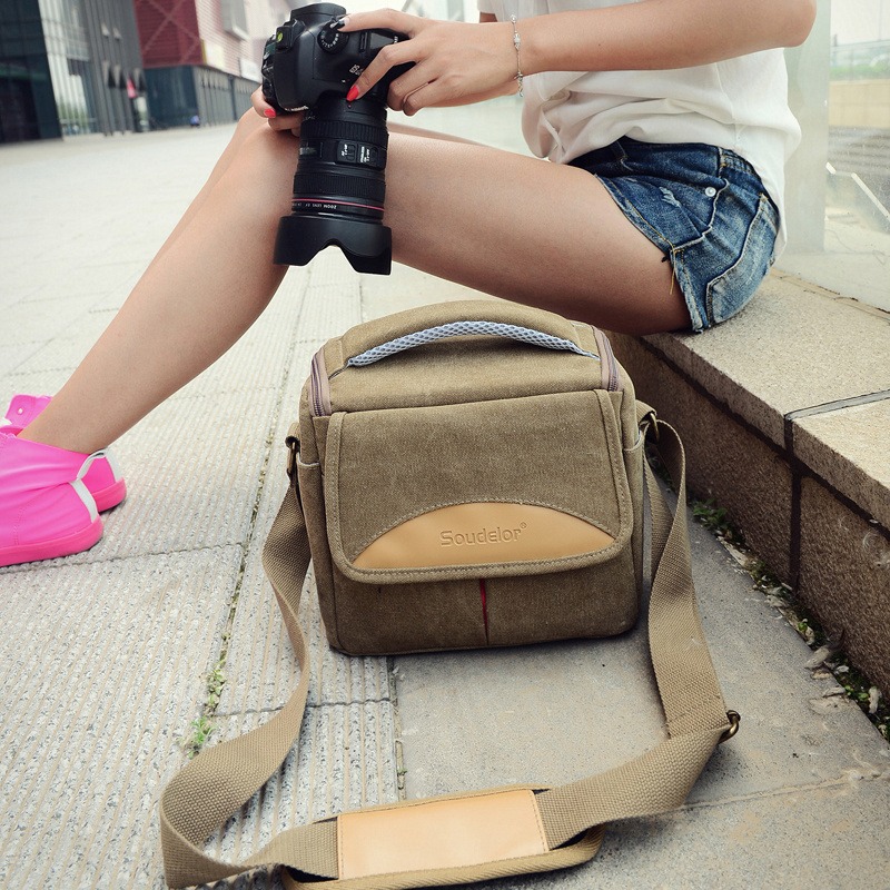 (2개) 카메라 가방 새로운 국경 공장 사진 가방 200D R50 R8 R10 Z30 캐논 니콘