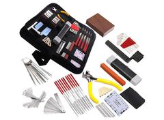 Complete collection of guitar tool kits, repair and maintenance tools, neck adjustment, nut grinding, string spacing measurement set