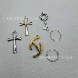 跨境新款欧美精致合金泳衣扣胸前连接扣时尚内衣泳衣装饰挂件装饰