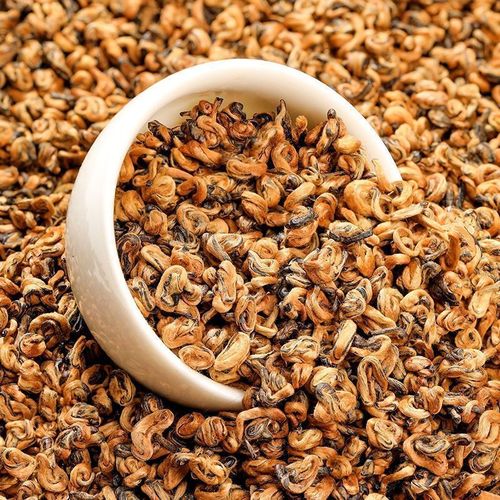 Yunnan Fragrant Type Dian Hong Jin Luo New Tea Spring Tea Yunnan Fengqing Jin Si Dian Hong Jin Ya Jin Luo Red Tea in Bag