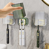 Light extravagance toothbrush Shelf TOILET Punch holes Wall mounted Cups suit Brushing Cup Tooth-cylinder Storage Shelf