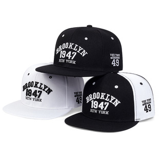 Flat-Brimmed Hats for Men and Women, Spring and Summer Street Outdoor Age-Reducing Baseball Caps, Fashionable Hip-Hop Hats, Flat-Brimmed Sun Protection and Shading