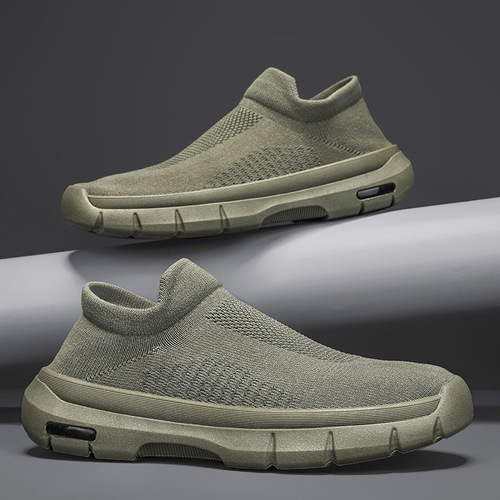 Breathable mesh running shoes for men, summer casual street shoes for daily wear and travel